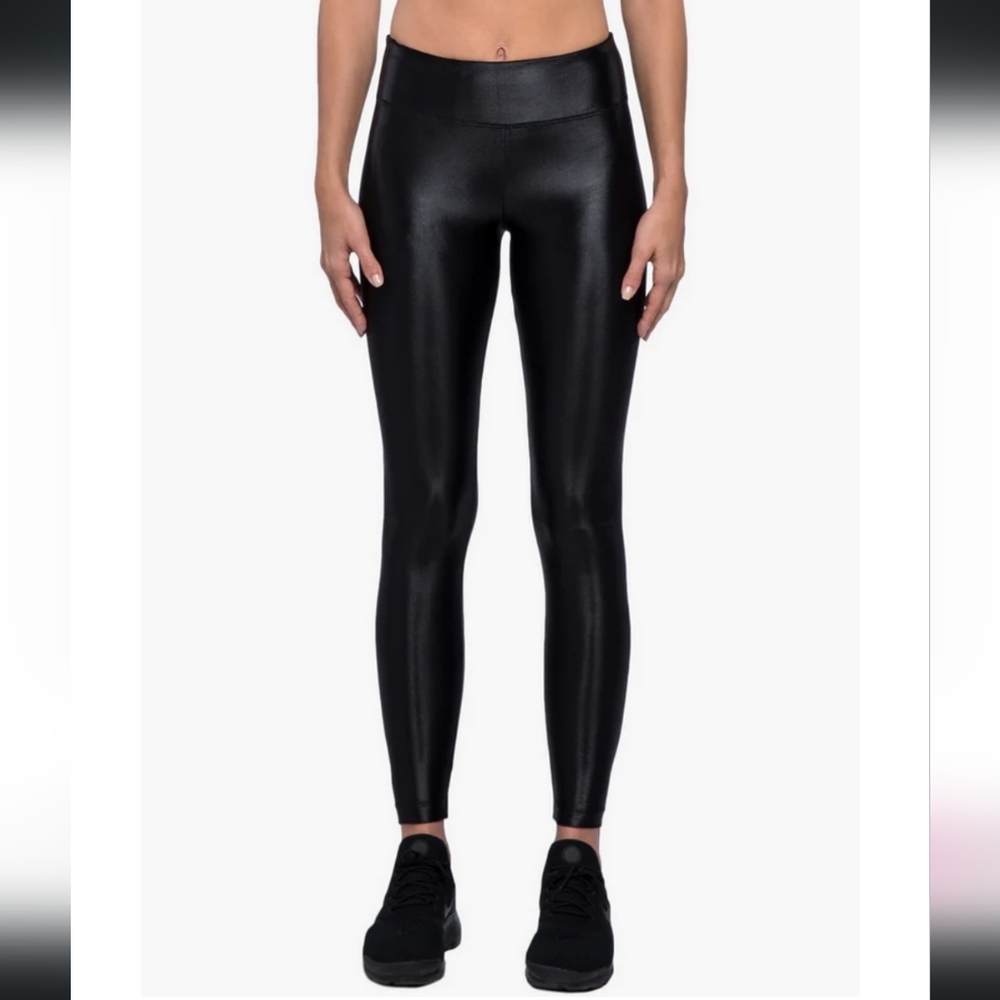 Koral Lustrous Black Liquid leggings